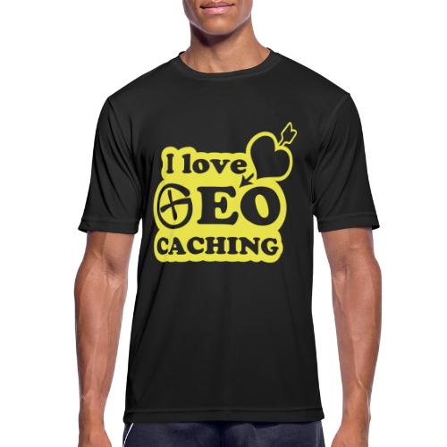 I love Geocaching - 1color - 2011 - Männer T-Shirt atmungsaktiv