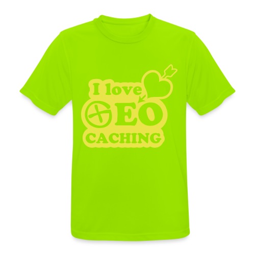 I love Geocaching - 1color - 2011 - Männer T-Shirt atmungsaktiv