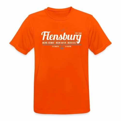 Flensburg - meine Heimat, mein Hafen, mein Kiez - Männer T-Shirt atmungsaktiv