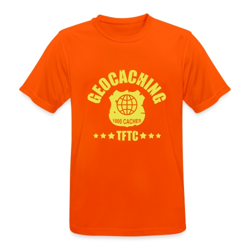 geocaching - 1000 caches - TFTC / 1 color - Männer T-Shirt atmungsaktiv