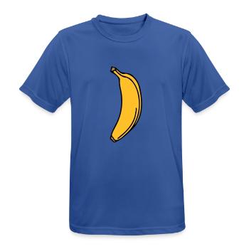 Banana - 3 Color Vector - Men's Breathable T-Shirt - royal blue - Front - AI Model Male 185 dark (185cm)