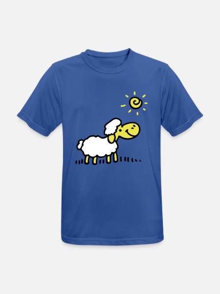 Sheep Sun 3 - Men's Breathable T-Shirt - royal blue