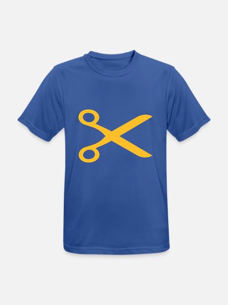 Barber scissors - Men's Breathable T-Shirt - royal blue