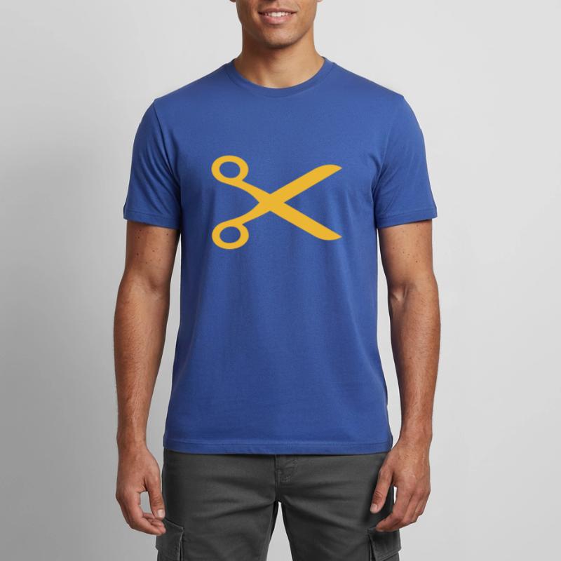 Ciseaux de coiffeur T-shirt respirant Homme