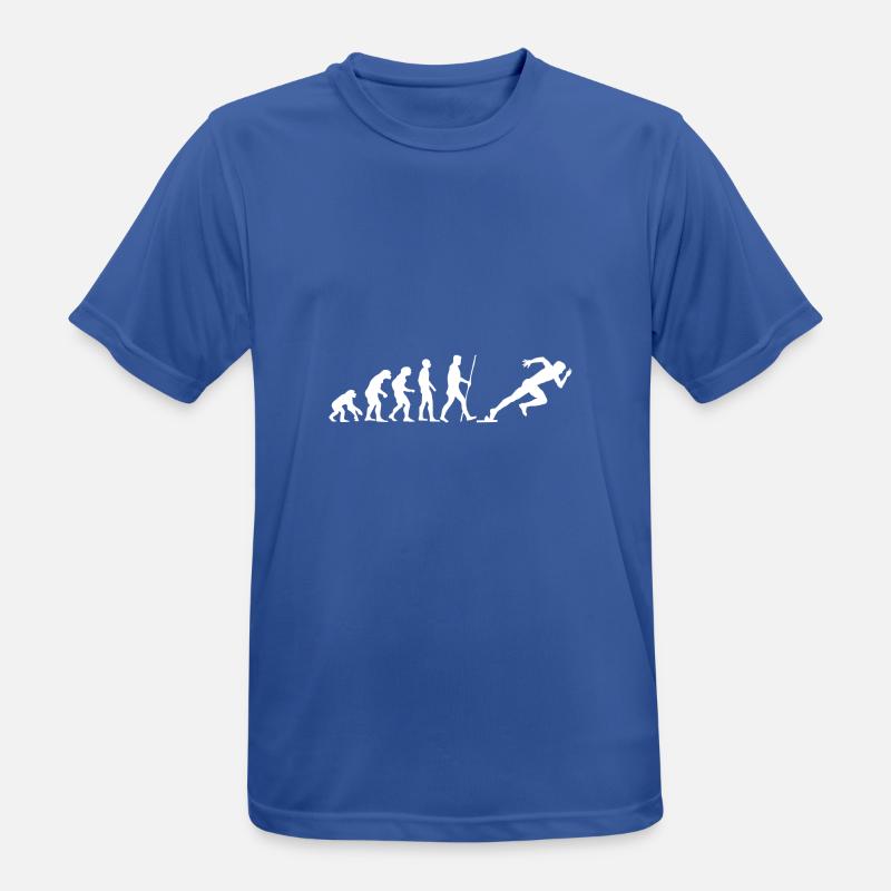 SPRINTER EVOLUTION! - Männer T-Shirt atmungsaktiv - Royalblau