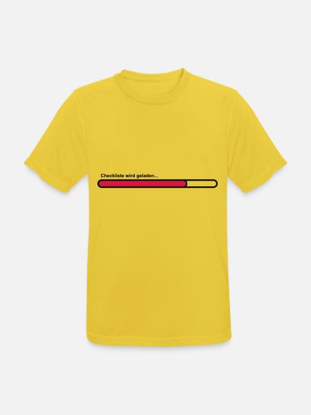 checklist - Men's Breathable T-Shirt - sunshine