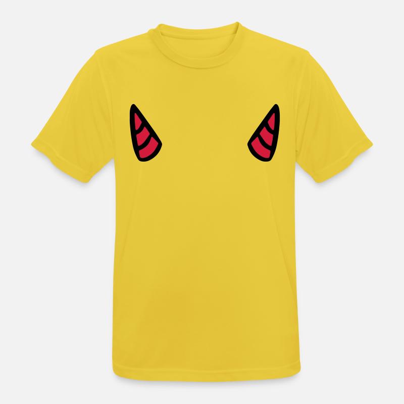 Devil's horn devil devil horn evil - Men's Breathable T-Shirt - sunshine