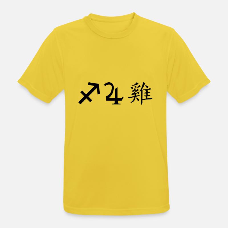 Sagittarius Jupiter Rooster - Men's Breathable T-Shirt - sunshine