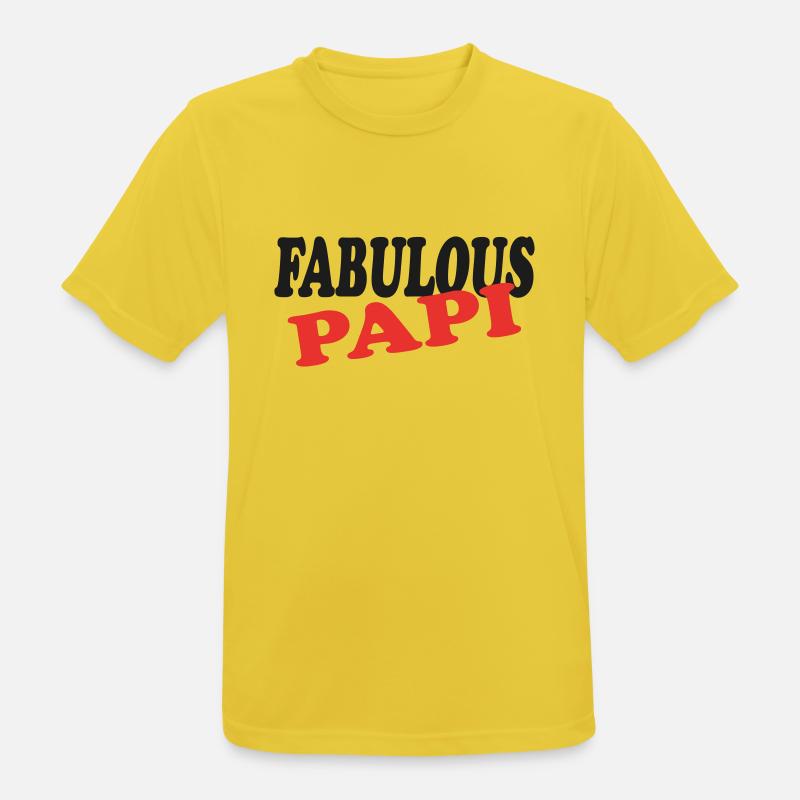 Fabulous PAPI - Men's Breathable T-Shirt - sunshine