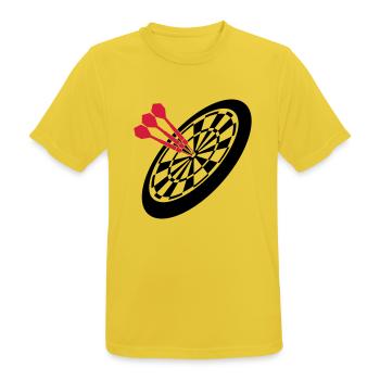 Dart Sport - Men's Breathable T-Shirt - sunshine - Front - AI Model Male 185 dark (185cm)
