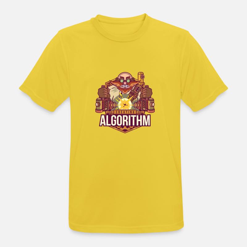 Software algorithm - Men's Breathable T-Shirt - sunshine