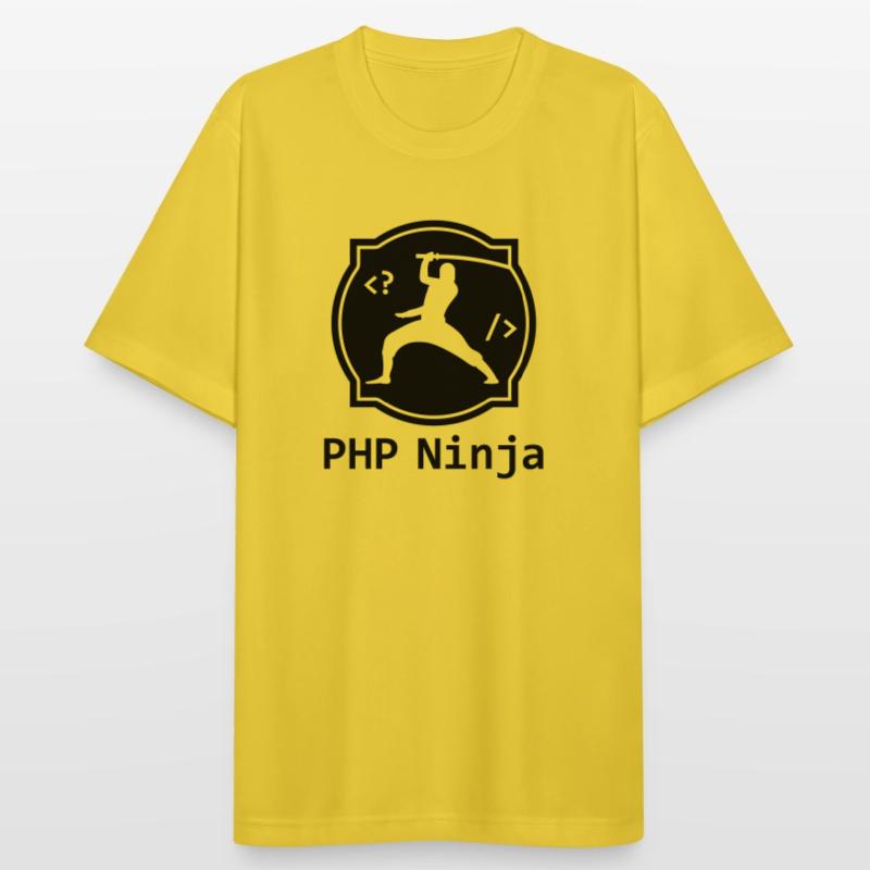 PHP Ninja - PHP Programmierer Coder Nerd Webdesign Männer T-Shirt atmungsaktiv