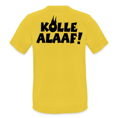 Kölle Alaaf! Kölner Karneval mit Kölner Dom - Männer T-Shirt atmungsaktiv