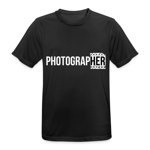 Photographing-her - Men's Breathable T-Shirt