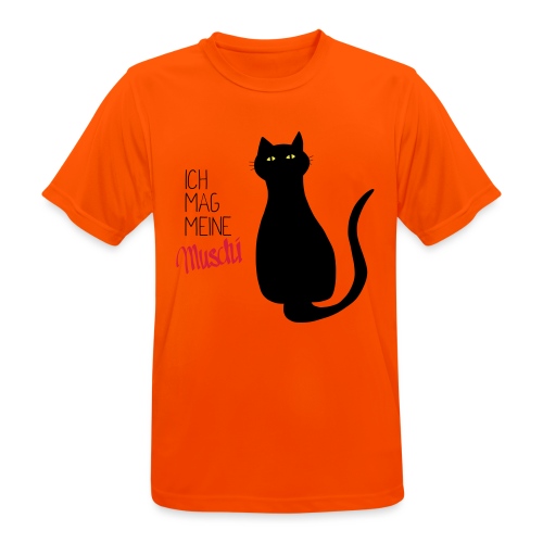 Katze - Muschi - Männer T-Shirt atmungsaktiv