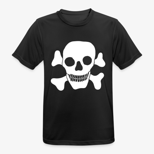Skull and Bones - Andningsaktiv T-shirt herr