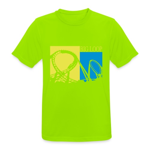 Big Loop Coaster Fan Logo - Männer T-Shirt atmungsaktiv