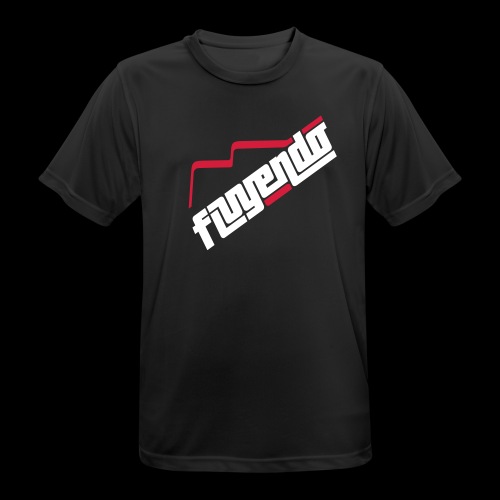 fluyendo logo - Men's Breathable T-Shirt