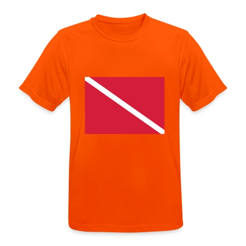 Diver Flag - Men's Breathable T-Shirt