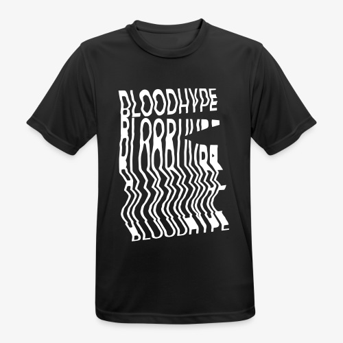 BLOODHYPE LOGO WHITE - Men's Breathable T-Shirt