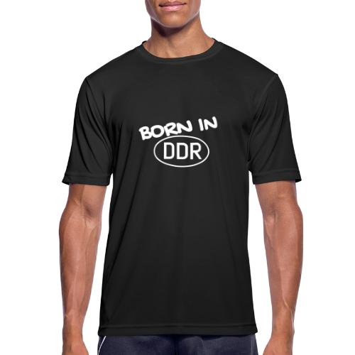 Born in DDR schwarz - Männer T-Shirt atmungsaktiv