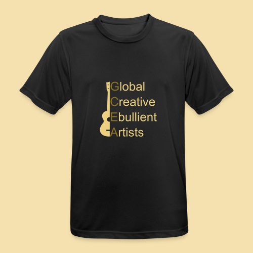 GCEA Global Creative Ebullient Artists - Männer T-Shirt atmungsaktiv