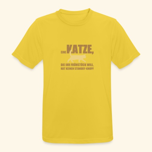hungrige_katze - Männer T-Shirt atmungsaktiv