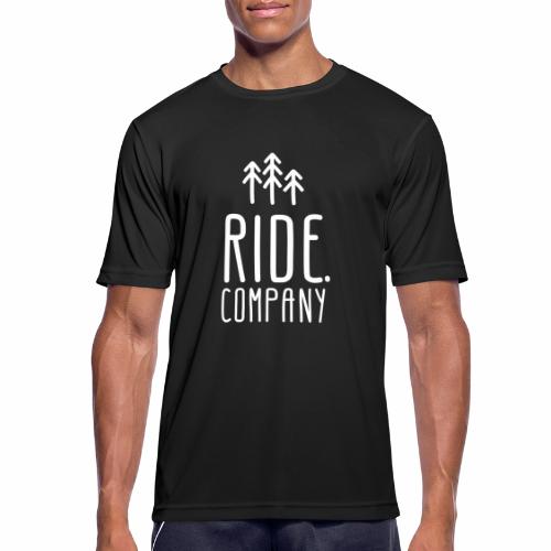 RIDE.company Logo - Männer T-Shirt atmungsaktiv