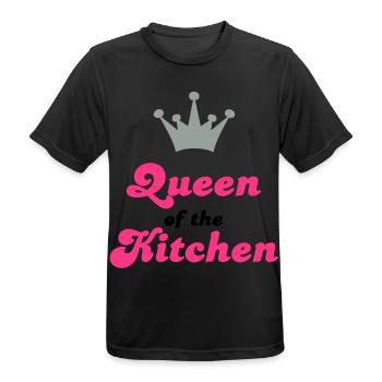 cooking - Men's Breathable T-Shirt - black - Front - AI Model Male 178 light (178cm)