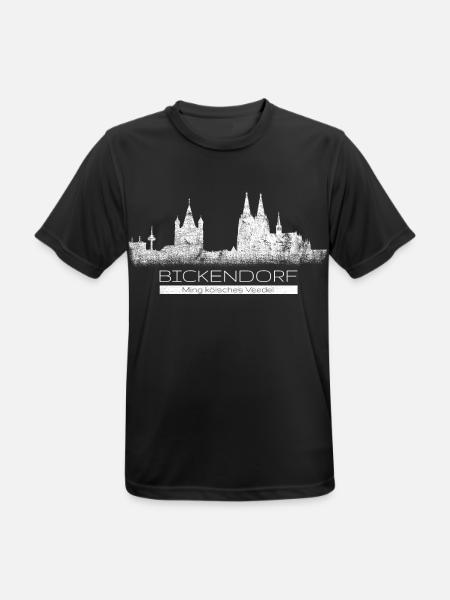 Bickendorf Ming Kölsche Veedel Heimat Köln Viertel - Männer T-Shirt atmungsaktiv - Schwarz