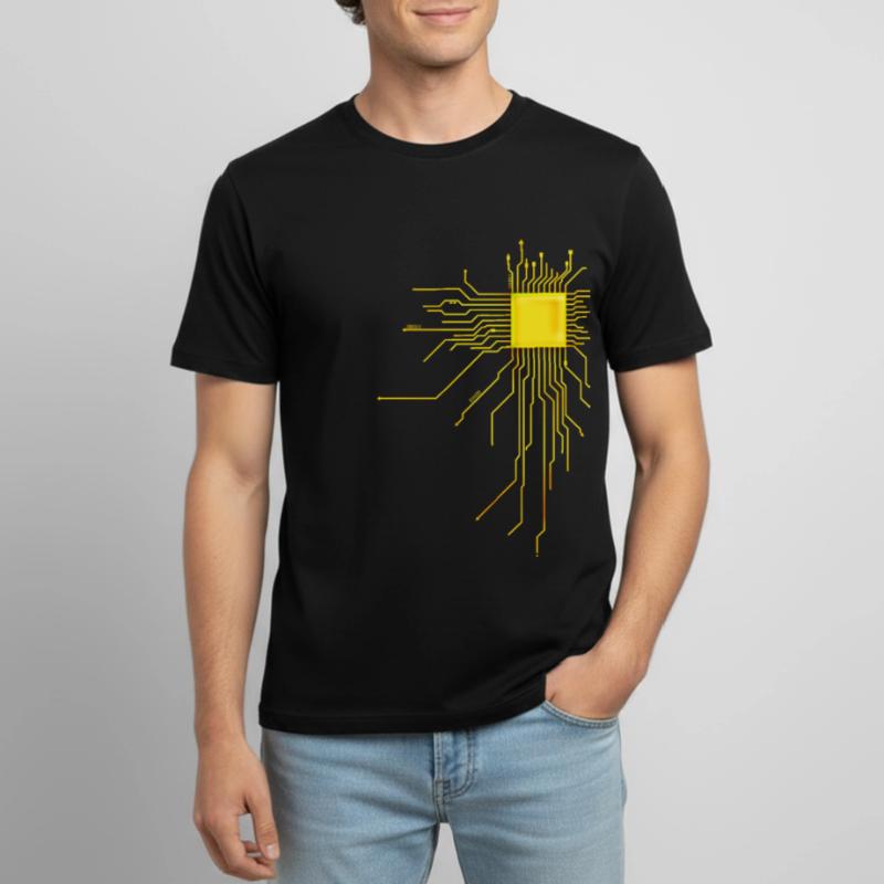 platine Core cpu Computer Nerd Programmierer admin Männer T-Shirt atmungsaktiv