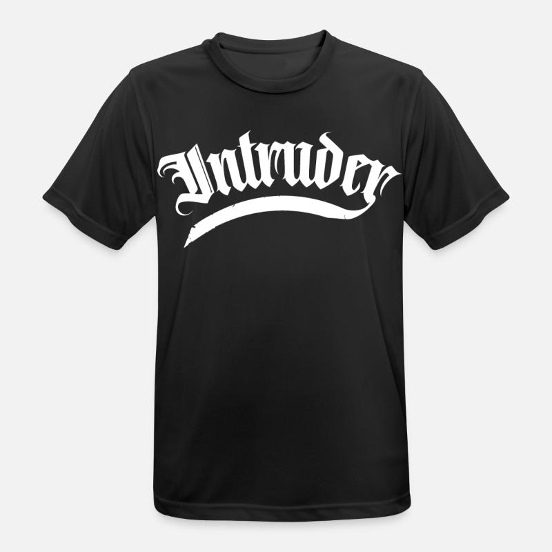 intruder hacker eindringling clan sticker computer - Männer T-Shirt atmungsaktiv - Schwarz