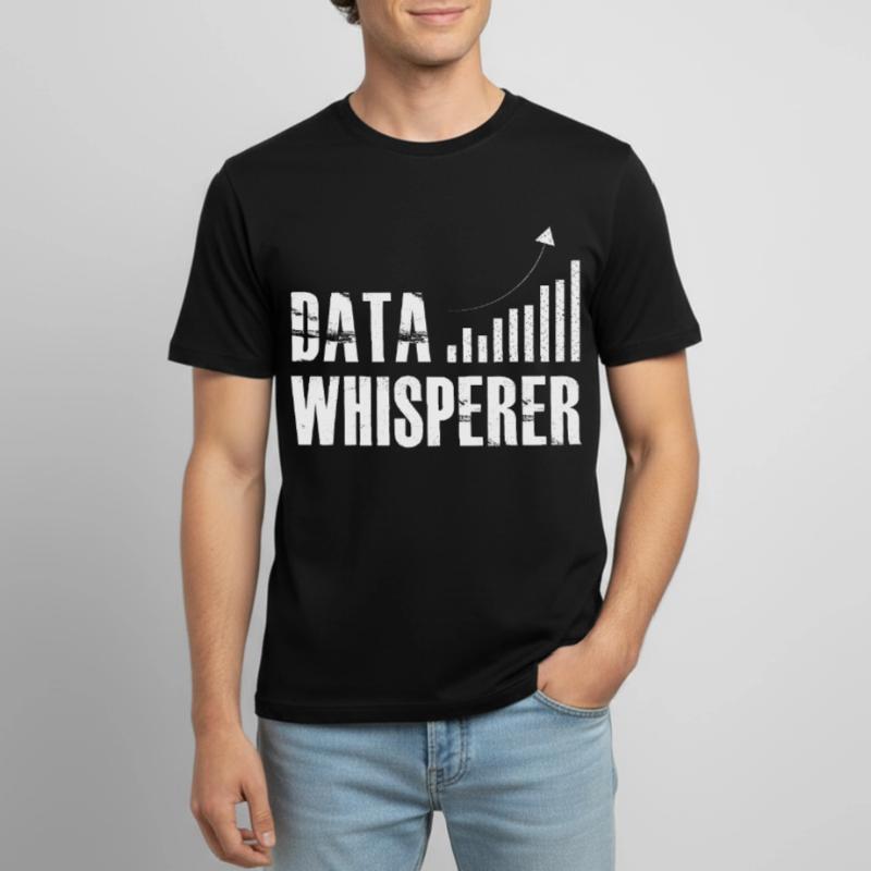 Data Whisperer Science Analyst Software Engineer Männer T-Shirt atmungsaktiv