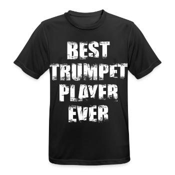Bester Trompeter aller Zeiten - Männer T-Shirt atmungsaktiv - Schwarz - Vorne - AI Model Male 178 light (178cm)