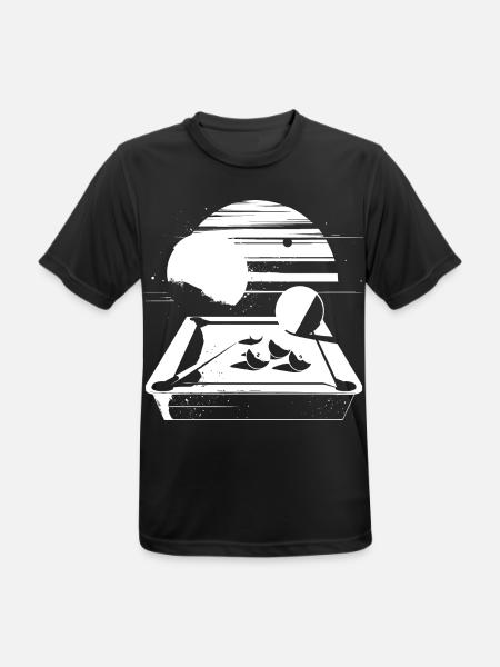 Billiard Graphics - Men's Breathable T-Shirt - black