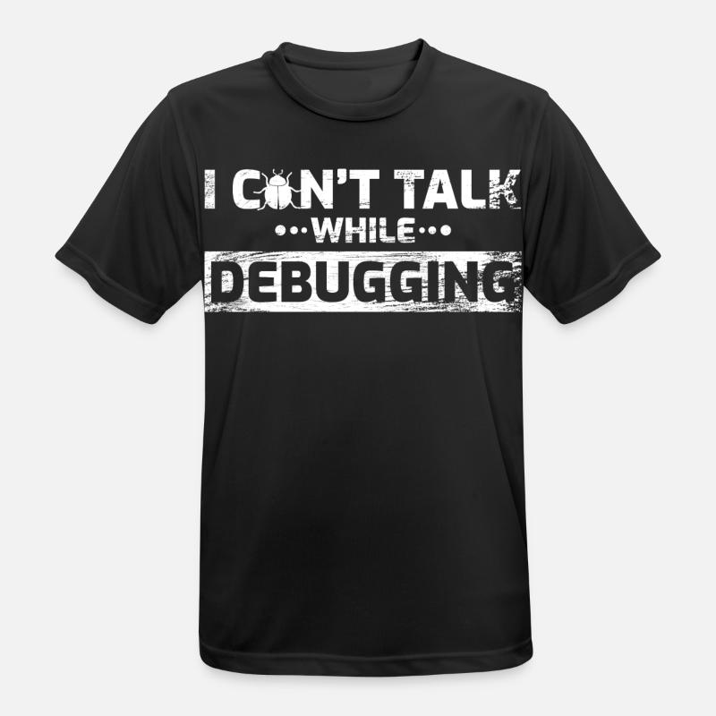 Software Developer Joke - Men's Breathable T-Shirt - black