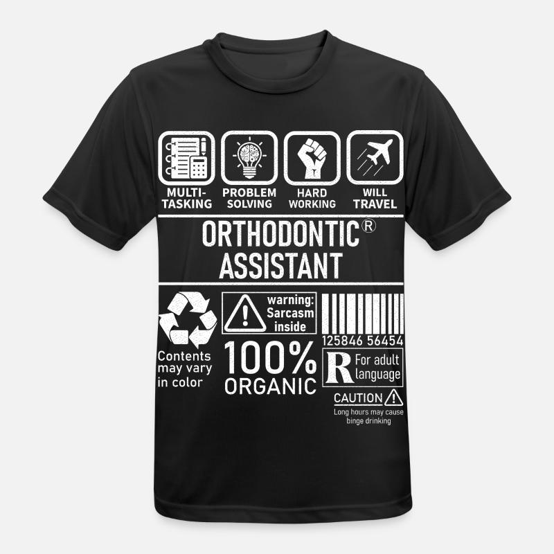 Orthodontic Assistant multi tasking problem - Männer T-Shirt atmungsaktiv - Schwarz