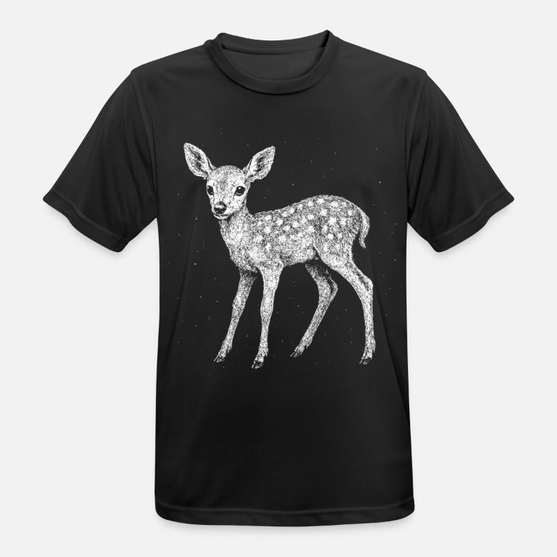 Fawn - Men's Breathable T-Shirt - black