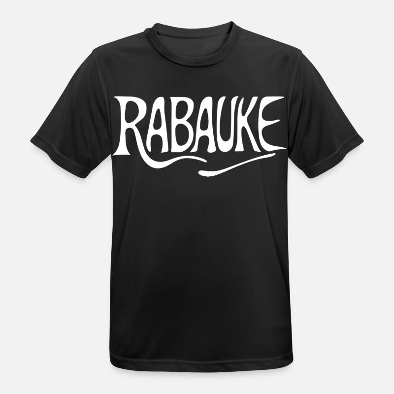 Rabauke - Männer T-Shirt atmungsaktiv - Schwarz