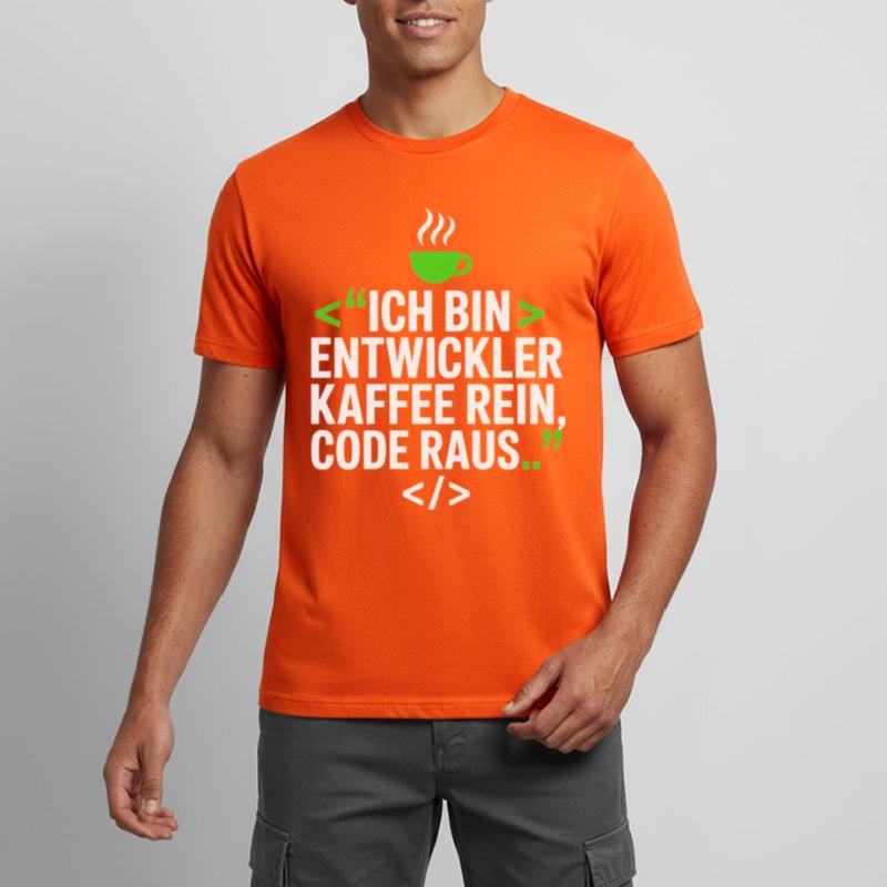 Developer Coffee Programming Saying Men's Breathable T-Shirt