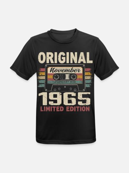 November 1965 Gift November 1965 - Men's Breathable T-Shirt - black