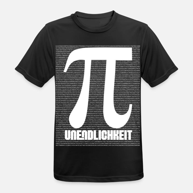 Pi Symbol Pattern Nerd - Men's Breathable T-Shirt - black