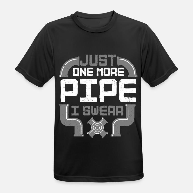 Pipe Layer Pipeline Builder - Men's Breathable T-Shirt - black