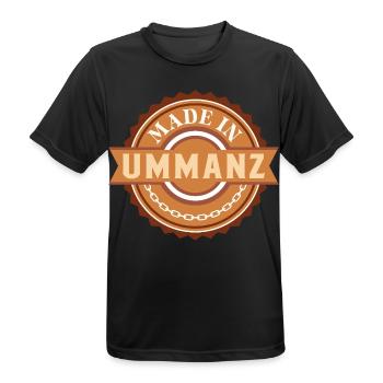 Ostsee MADE IN UMMANZ Lustiges - Männer T-Shirt atmungsaktiv - Schwarz - Vorne - AI Model Male 178 light (178cm)