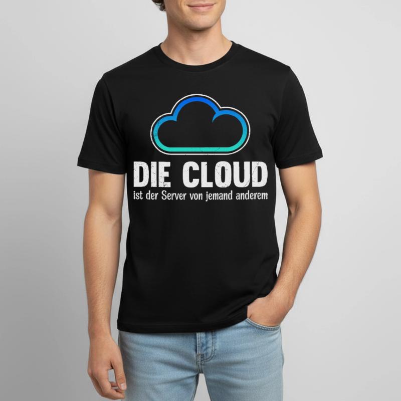Coder THE CLOUD IS SOMEONE ELSE'S SERVER Men's Breathable T-Shirt