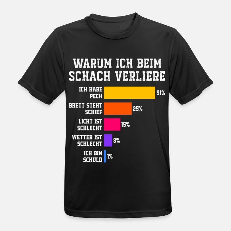 Why I lose at squash Squash - Men's Breathable T-Shirt - black