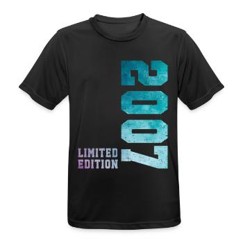 2007 Limited Edition 19 Years Anniversary - Men's Breathable T-Shirt - black - Front - AI Model Male 178 light (178cm)