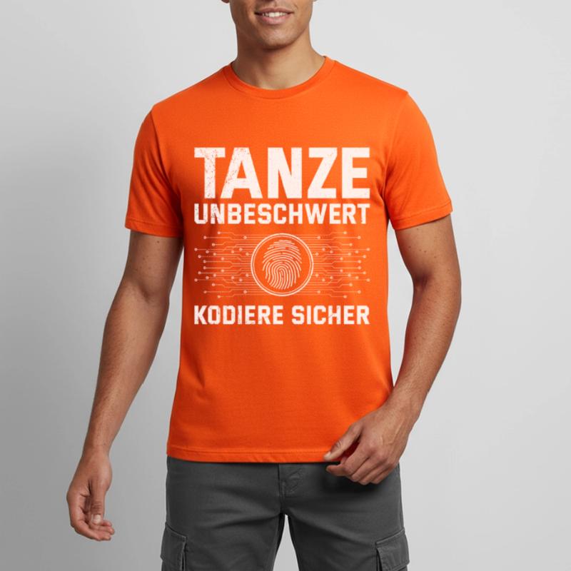Science Coder DANCE CAREFREE, CODE SAFELY Men's Breathable T-Shirt