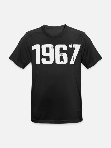 Legendär seit 1967, Vintage 1967, Retro 1967 - Männer T-Shirt atmungsaktiv - Schwarz