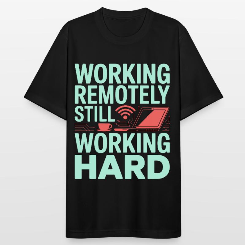 Remote Developer Working Remotely Web Programmer Men's Breathable T-Shirt